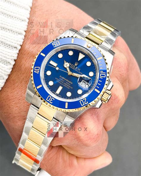 rolex submariner gold two tone resale value|Rolex 126613lb for sale.